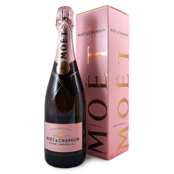 Fles Moët Rosé Geschenkverpakking