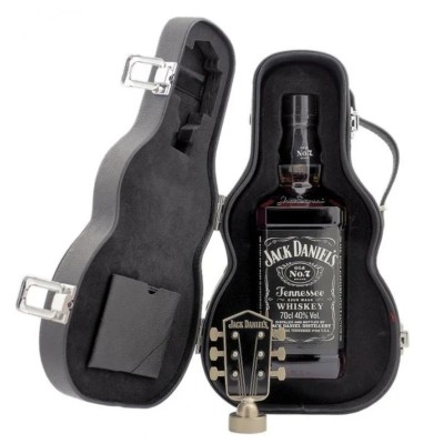 Jack Daniels Whisky in Luxe Gitaar Giftbox
