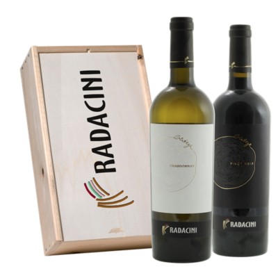 Radacini Chardonnay & Pinot Noir Duo in Kist
