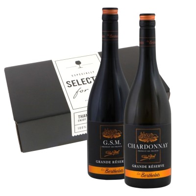 Les Bertholets Grande Réserve Chardonnay & GSM Giftbox